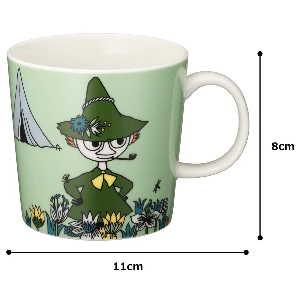 Moomin Arabia Mug - Snufkin GREEN - Image 3 of 4