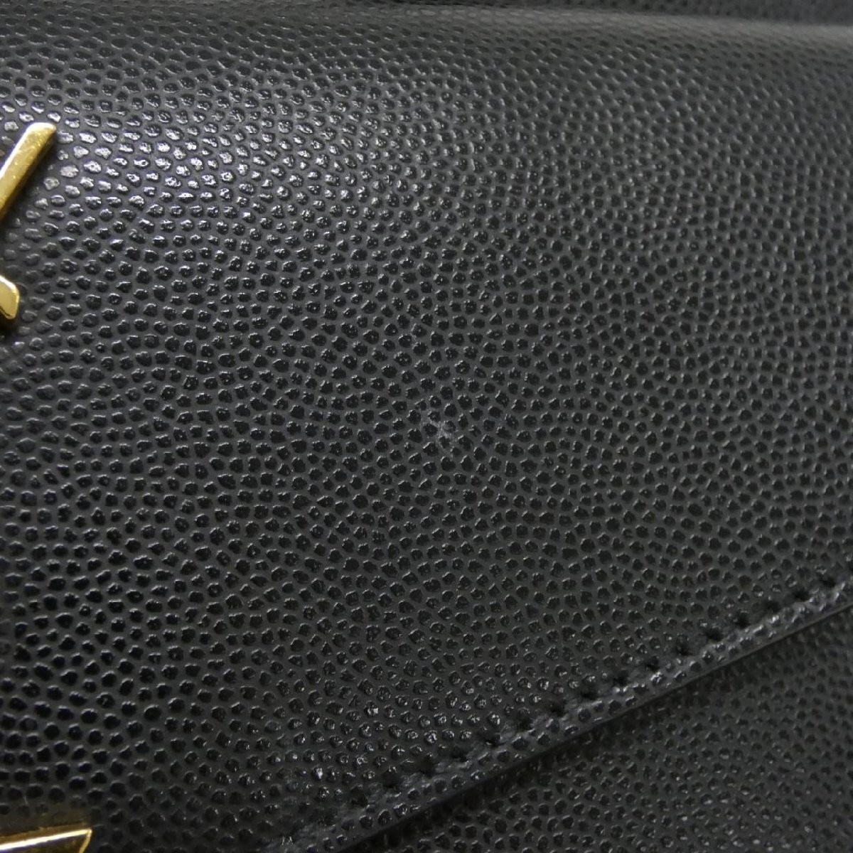 Borsa Yves Saint Laurent 634730 1KA0J in pelle di vitello nera usata autentica