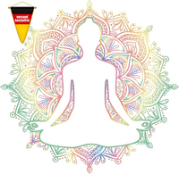 Buntes Yoga Mandala Wandtattoo FüR Schlafzimmer Wohnzimmer Studio Wanddekoration