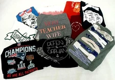 XXL Mom teach wife champions wild cats love good luck graphic t shirts 10 Lot