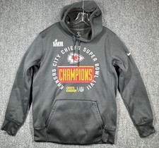 Kansas City Chiefs Super Bowl LVII Champions Nike Therma Hoodie Mens Medium M