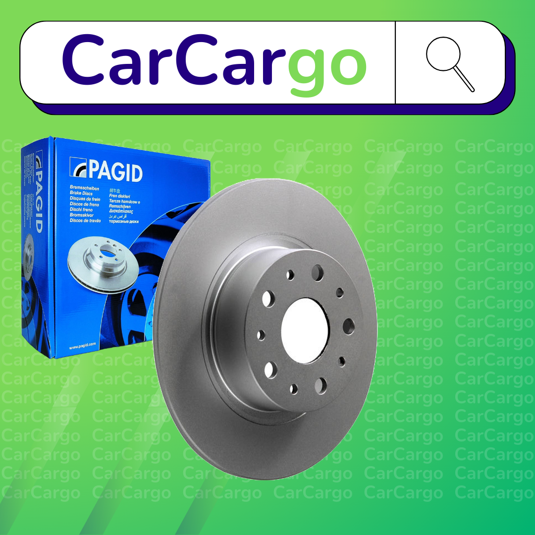 Pagid Solid Rear Brake Discs Pair For Alfa Romeo 166 2.4 JTD 1998-2007 276 mm