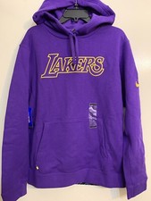 NIKE X NBA LA LAKERS PULLOVER HOODIE AJ2857 504 LOS KOBE LEBRON DAVIS SZ M