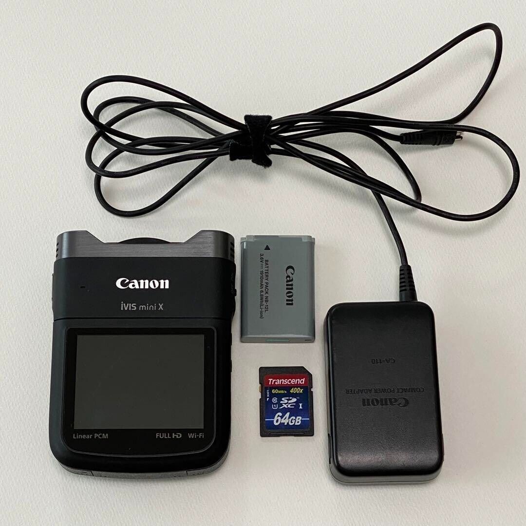 Canon iVIS mini X Digital Video Camera .8 MP CMOS   eBay