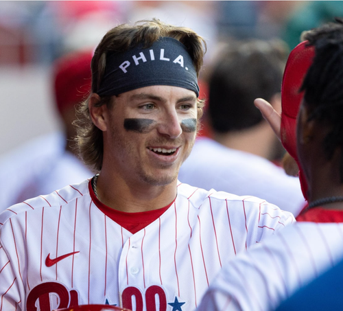 Bryson Stott Philadelphia Phillies PHILA. Bandeau d'entraînement sportif - Photo 1 sur 6