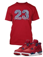 Sneaker 23 Take Flight Tee Shirt J4 FIBA Shoe Graphic Take Flight T Shirt