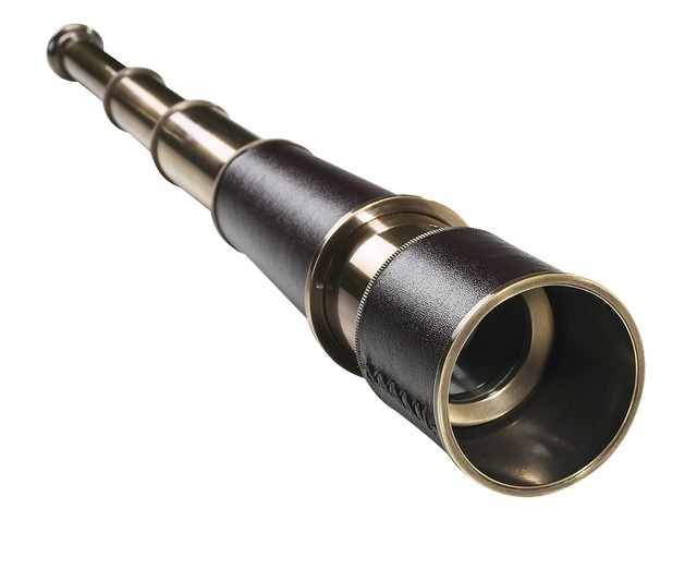 Pirate Spyglass Bronze Finish 18" Handheld Brass Telescope Nautical