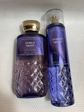 Starlit Night Bath  Body Works Body Spray  Bath Gel