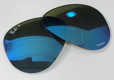 Ray Ban RB4320 Chromance Polarized Blue Mirror Replacement Lenses