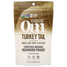 OM Mushroom Superfood Turkey Tail Certified Organic Mushroom Powder 100 grams