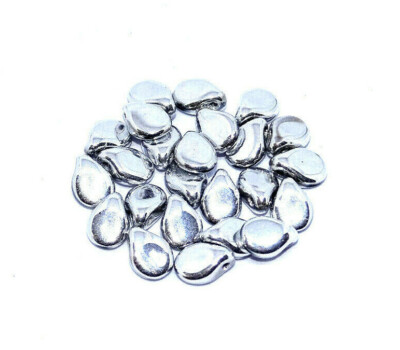 20 Stk. PIP Bead 7x5mm - *FARBAUSWAHL* PRECIOSA kleine Blätter böhm. Glasperle 