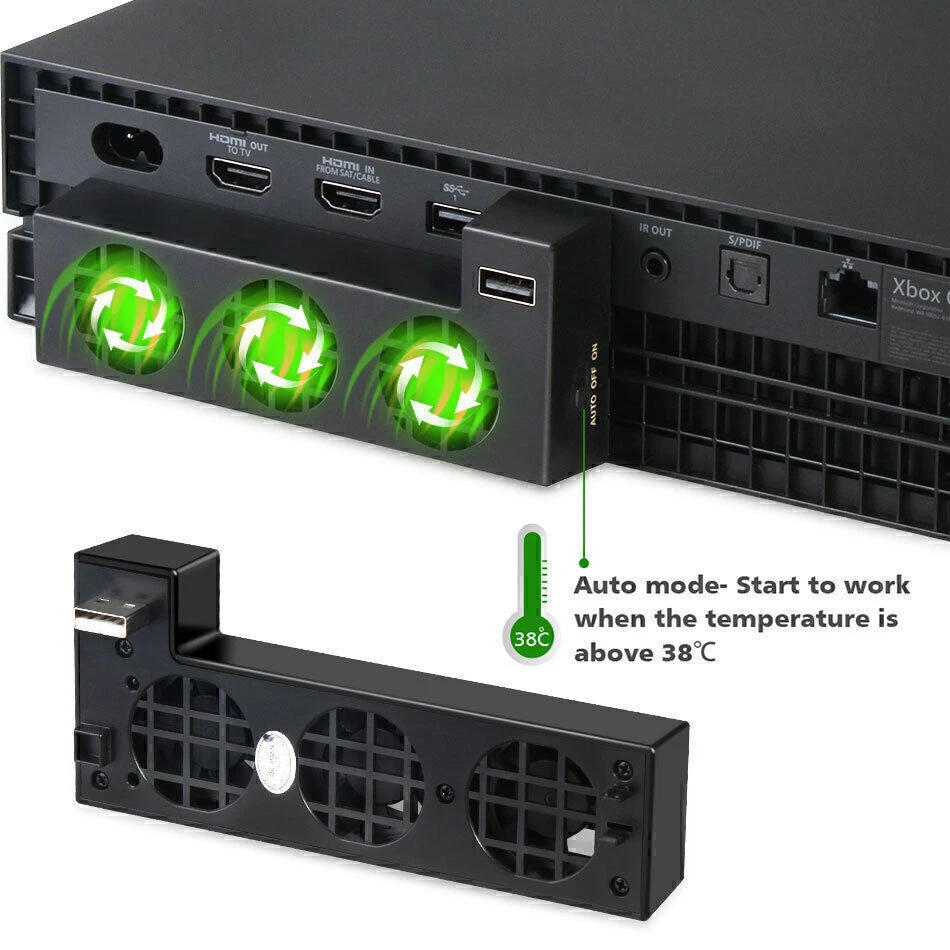 Main engine Rear temperature controlled fan For XBOX ONE X Console Accessories - Image 3 of 4