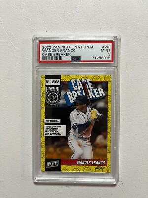 Wander Franco #140/199 PSA 9 Panini National Case Breakers Rookie