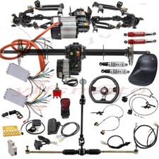 4 Wheeler Front Drive Shaft 40'' Rear Axle Kit 48V 1000W Differential Motor Quad