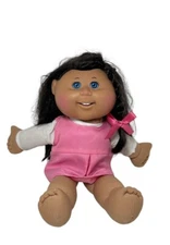 Cabbage Patch Kids 2016 Doll OAA  Straight Brown Hair Blue Eyes Teeth