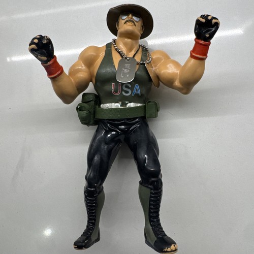Vintage 1987 WWF LJN HASBRO USA GI JOE SGT SLAUGHT...