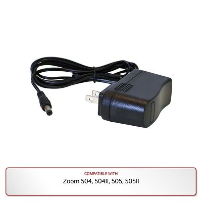 9V Power Supply for Zoom 504, 504II, 505, 505II