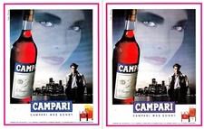 3w50010/ Konvolut Reklame aus 1990 &ndash; CAMPARI &ndash; Was sonst.