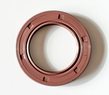 EAI 42x65x9mm FPM/FKM Oil Shaft Rotary Seal w/ Stainless Steel Spring Dbl Lip