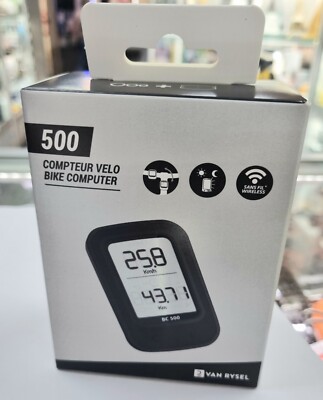 Wireless Cyclometer Btwin 500 Computer CUENTAKILOMETROS BICI SIN