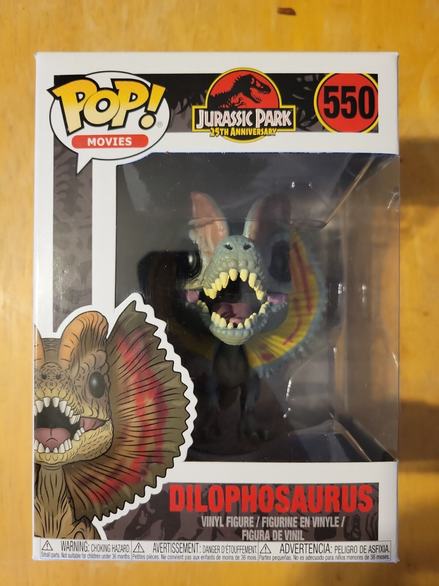 Vaulted Funko Pop! Movies: Jurassic Park Dilophosaurus dinosaur