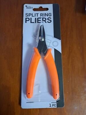 Cousin DIY NEW Split Ring Pliers Orange Jewlery Making Crafting pliers 