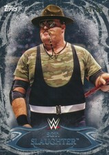 2015 TOPPS WWE WRESTLING UNDISPUTED BLACK PARALLEL CARD SGT. SLAUGHTER #89
