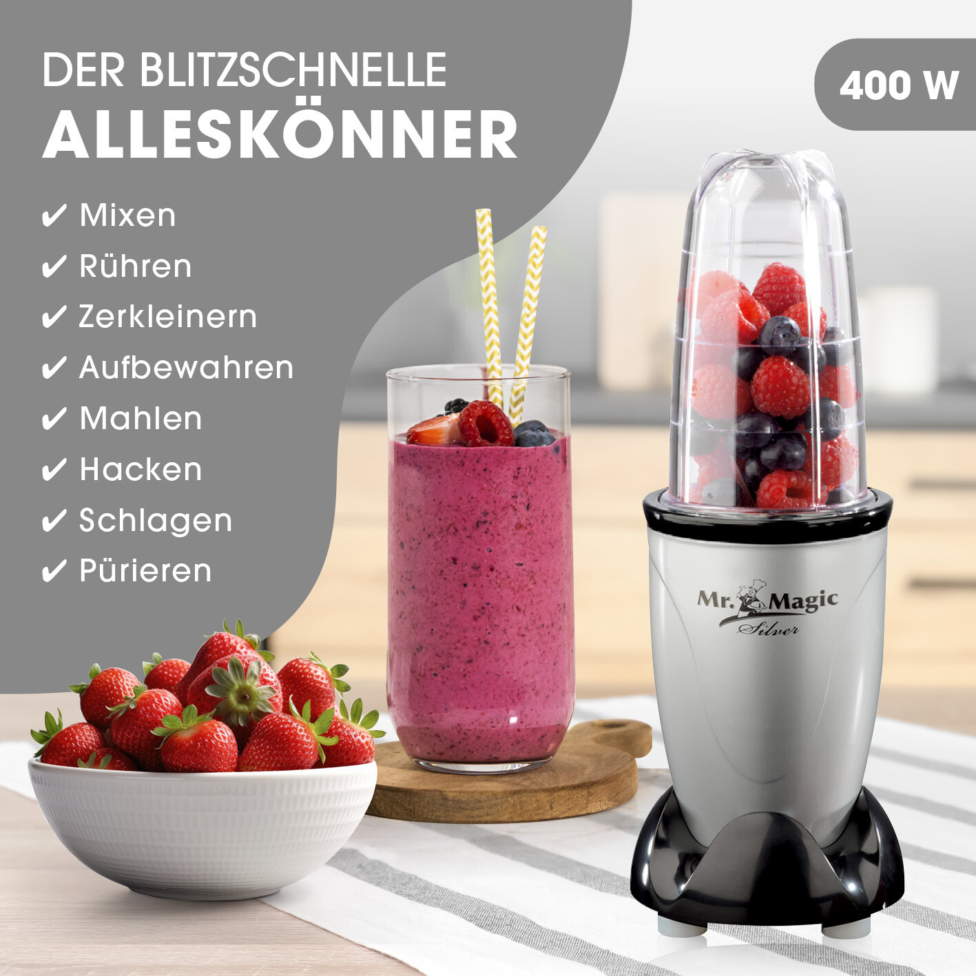 KitchenAid KSMB70 Rührschüssel Aus Edelstahl, 7 Liter – Passend Für Bowl-Lift Standmixer