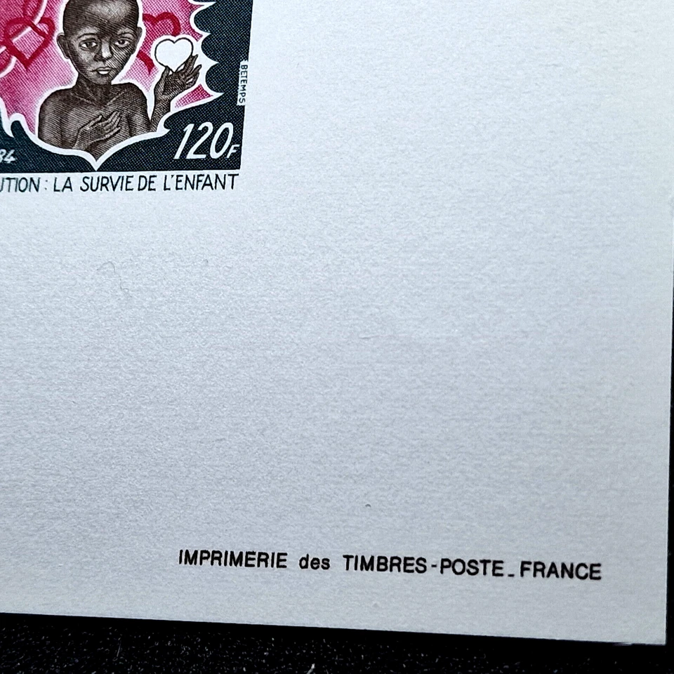 Malí 1984 - DE LUJO - MNH - 120 Frank Stamp - Unicef Bloque Impermeable Foto 3 de 4
