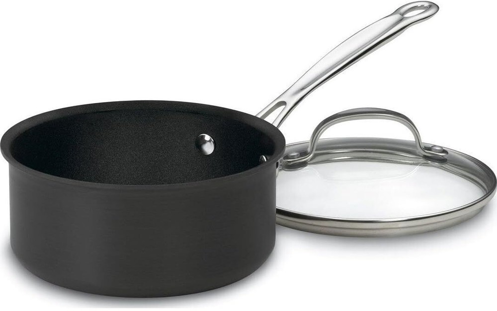 Cuisinart Chef's Classic Nonstick Hard-Anodized 1.5-Quart Saucepan with Lid