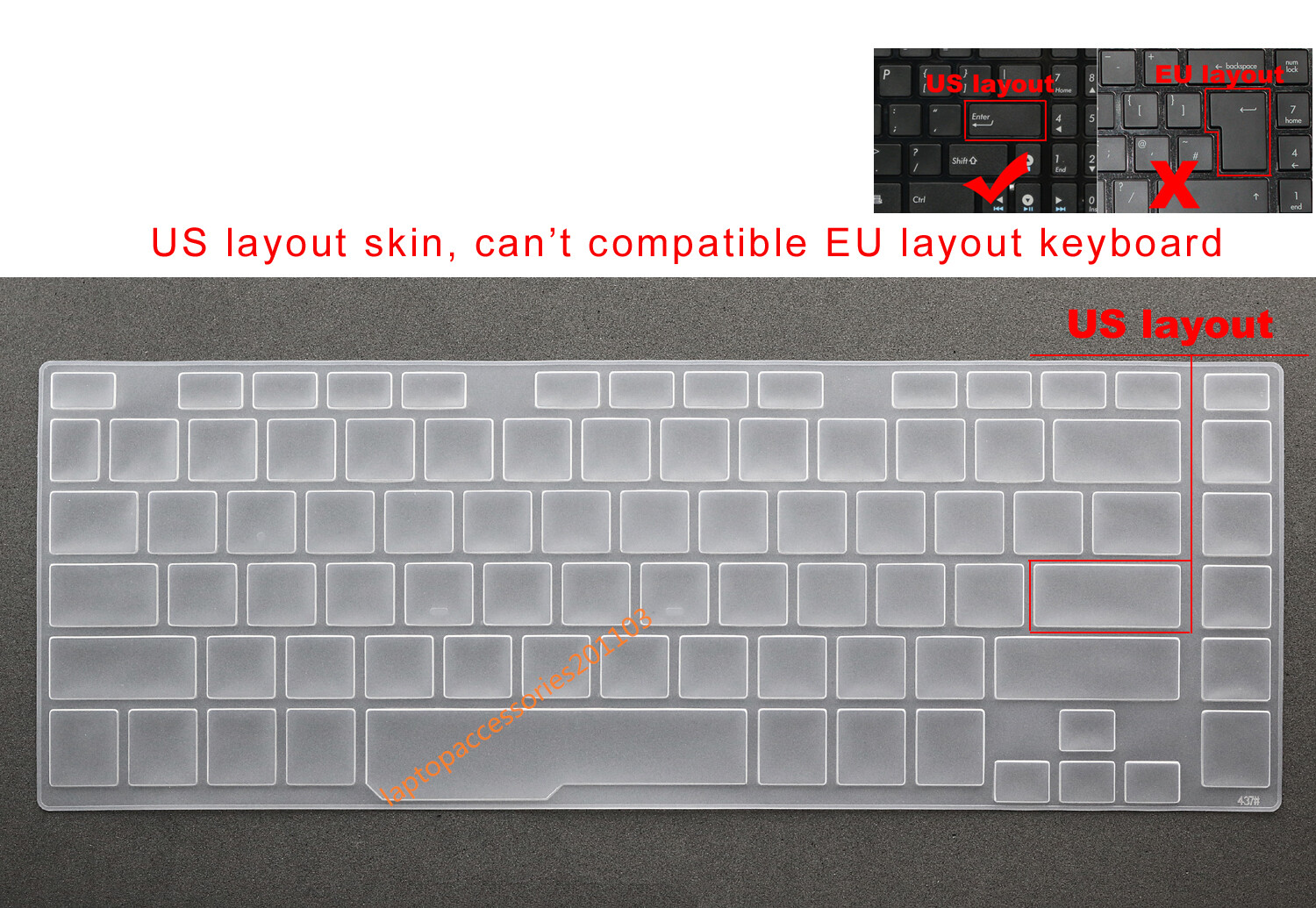Keyboard Skin Cover for Asus ROG Zephyrus GU502 GU502D GA502 GA502D GX502 GX502L