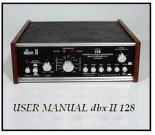 dbx II 128 - dbx 2 128 USER MANUAL