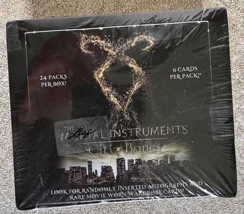 THE MORTAL INSTRUMENTS CITY OF BONES TRADING CARDS FACTORY SEALED BOX LEAF 2013