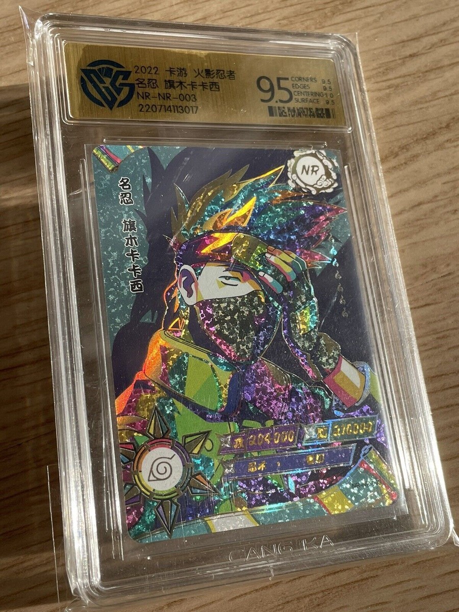 Naruto TCG NR Kayou CCG NR Rare Kakashi Card Secret Graded 9.5
