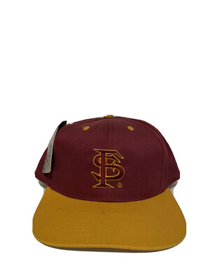 NWT Vintage 90 s Florida State Headmaster Snapback Hat Embroidered
