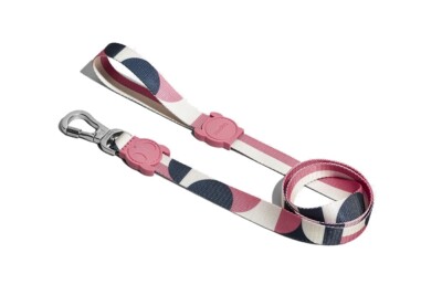 Zee.Dog Pink Split Dog Leash | Durable | Stylish and Comfortable | Security Lock