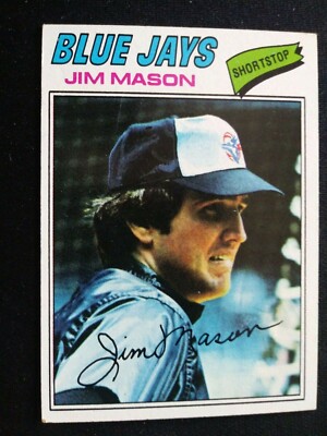 1977 Topps Baseball Card # 212 Jim Mason - Toronto Blue Jays