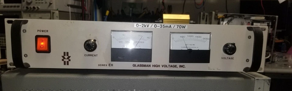 2000V Adjustable Power Supply TESTED OK 0 to 2000V, 35mA, 70W Glassman EH02P35.0 - Изображение 3 из 4