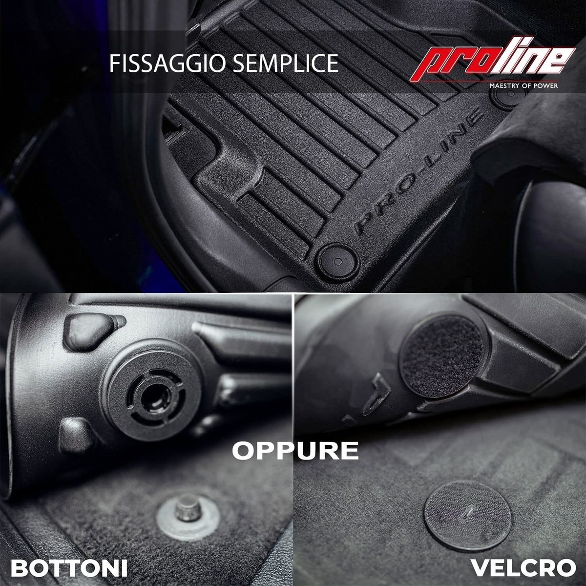 FROGUM ProLine 3D Tappetini Auto Per Jeep Compass II (2016+), Materiale TPE, Bordi Alti 7 Cm, Antiscivolo - 5