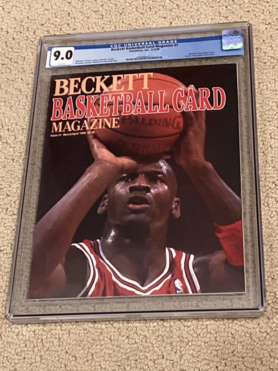 Beckett Basketball Card #1 CGC 9.0 White Pages (Michael Jordan