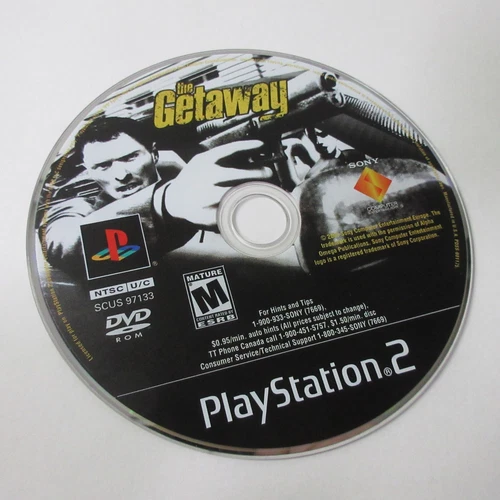 The Getaway - Sony PlayStation 2 (PS2, 2003) - Disc only - Excellent