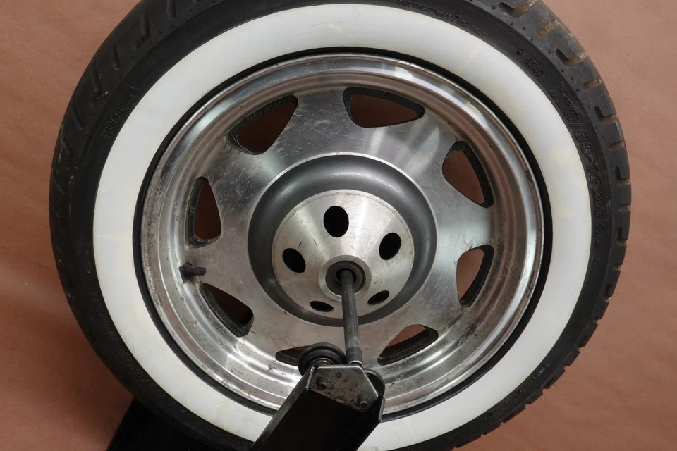 1998-2004 SUZUKI Intruder VL1500 FRONT WHEEL RIM TIRE 150/80-16 - Image 4 of 4