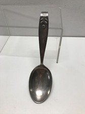 Vintage Sweden Silverplate Teddy Bear Baby Spoon C.G.H.