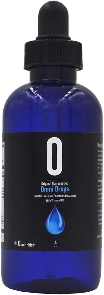 Omni Drops Paquete de 4 OZ Guía de Programa Homeopático Recetas Plan de Alimentación Foto 2 de 4