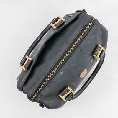 Authentic Vintage MCM Black Visetos Boston Bag | eBay