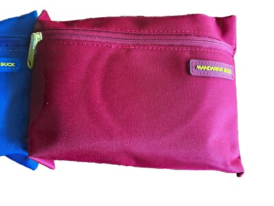 Turkish Airlines Amenity Kit Travel Bag Mandarina Duck - RED