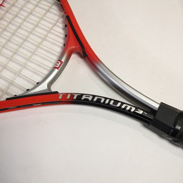 WILSON TITANIUM 3 SOFT SHOCK TENNIS Racket 4 3/8 Grip eBay