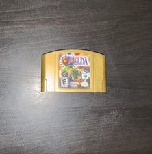 Nintendo 64 The Legend of Zelda: Majora's Mask Gold Non-Hologram Tested Working