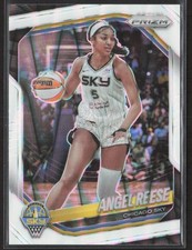 2025 Panini Prizm WNBA #92 Angel Reese White Seismic Prizm