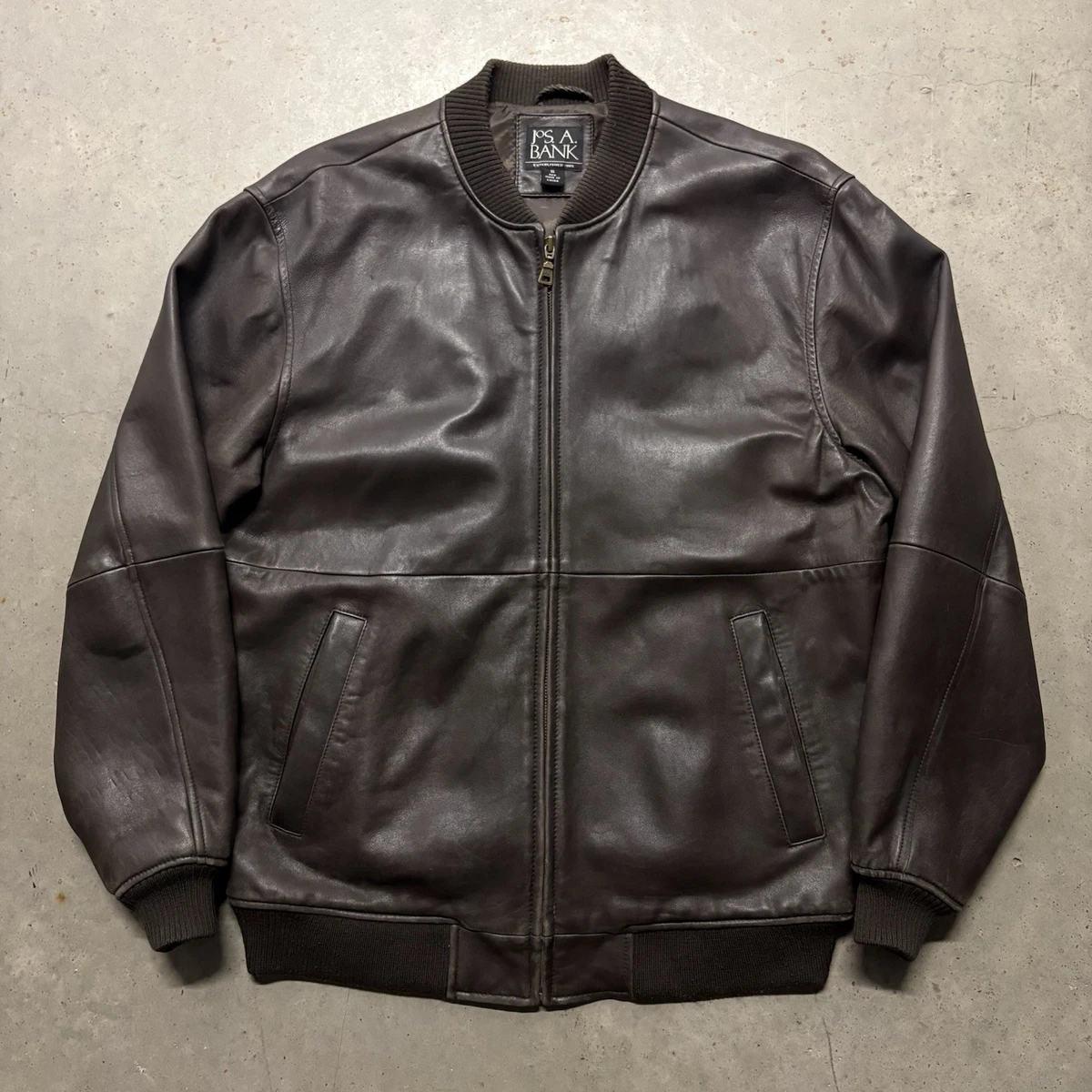Jos. A. Bank Leather Outer Shell Coats, Jackets & Vests for Men